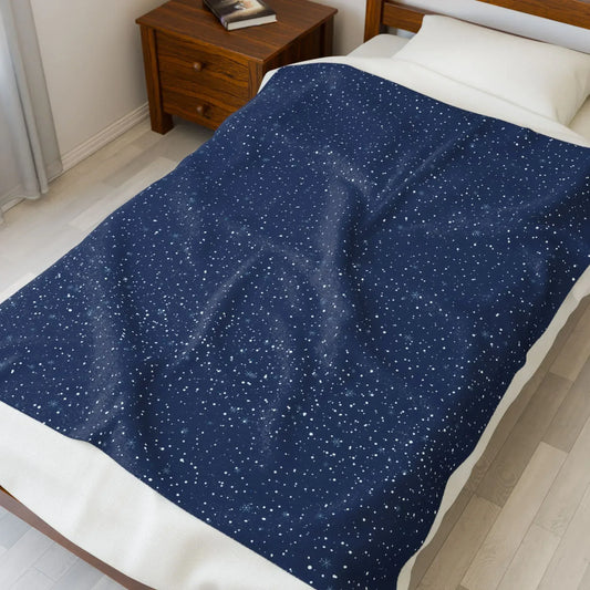 Cozy Velveteen Plush Blanket, Soft Throw Blanket for Home Decor, Perfect for Gifts, Christmas, Winter Evenings, Cozy Nights - RizQ Life 