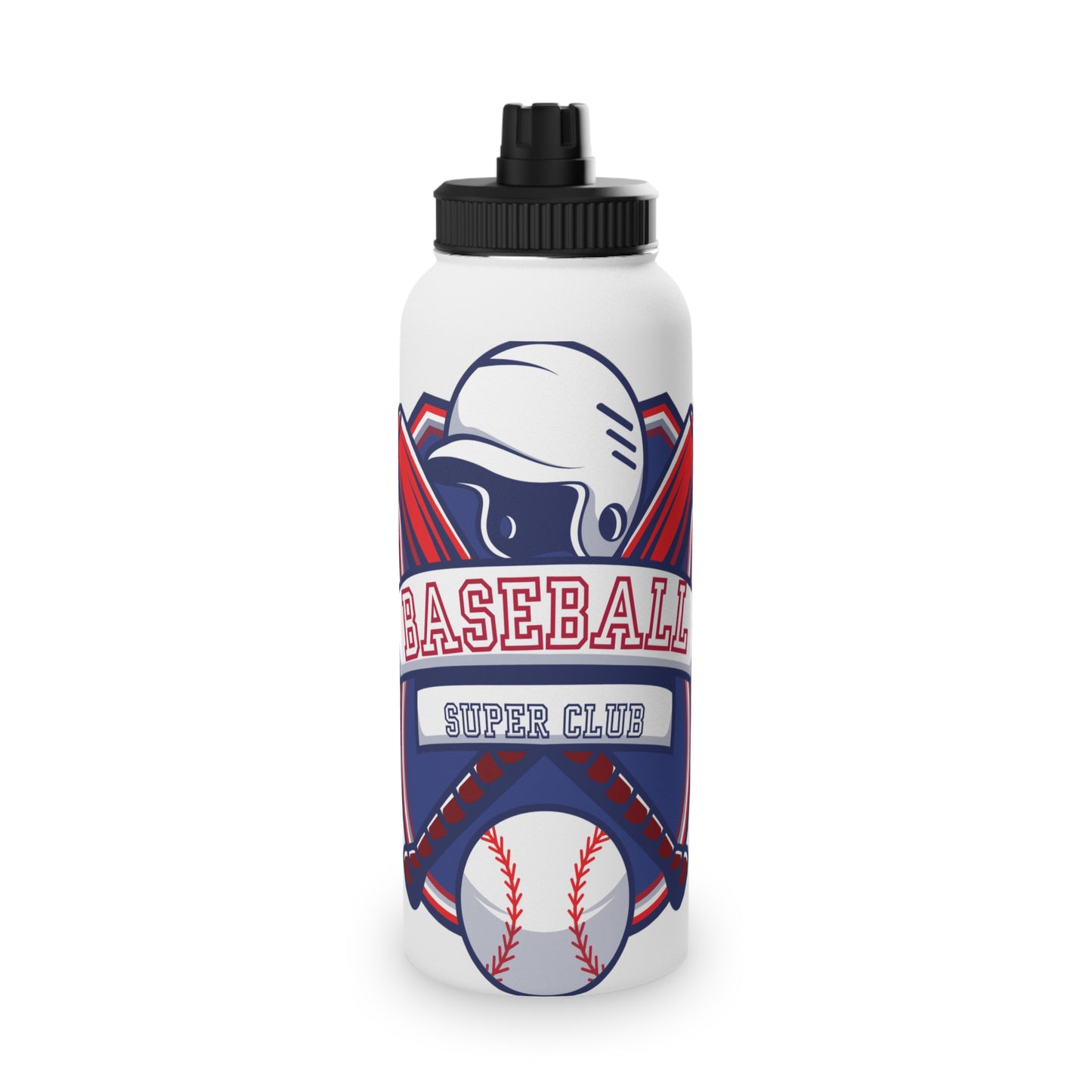 Baseball Sports Stainless Steel Water Bottle - Perfect for Athletes and Fans