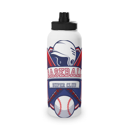 Baseball Sports Stainless Steel Water Bottle - Perfect for Athletes and Fans