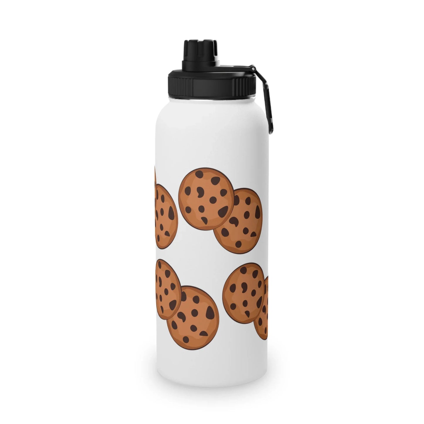 Cookie Pattern Stainless Steel Water Bottle - Perfect for Sports & Everyday Use - RizQ Life 