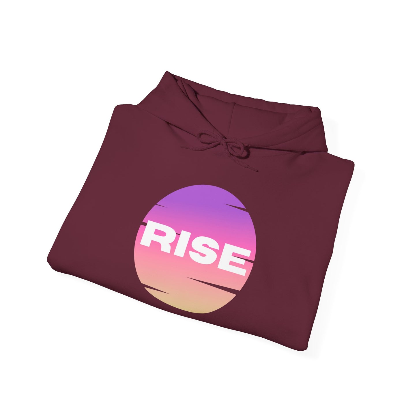 Women's Rise Graphic Hoodie - Cozy & Inspirational Sweatshirt