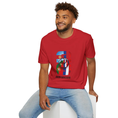 2026 Soccer World Flags T-Shirt | Football Tournament Graphic Tee