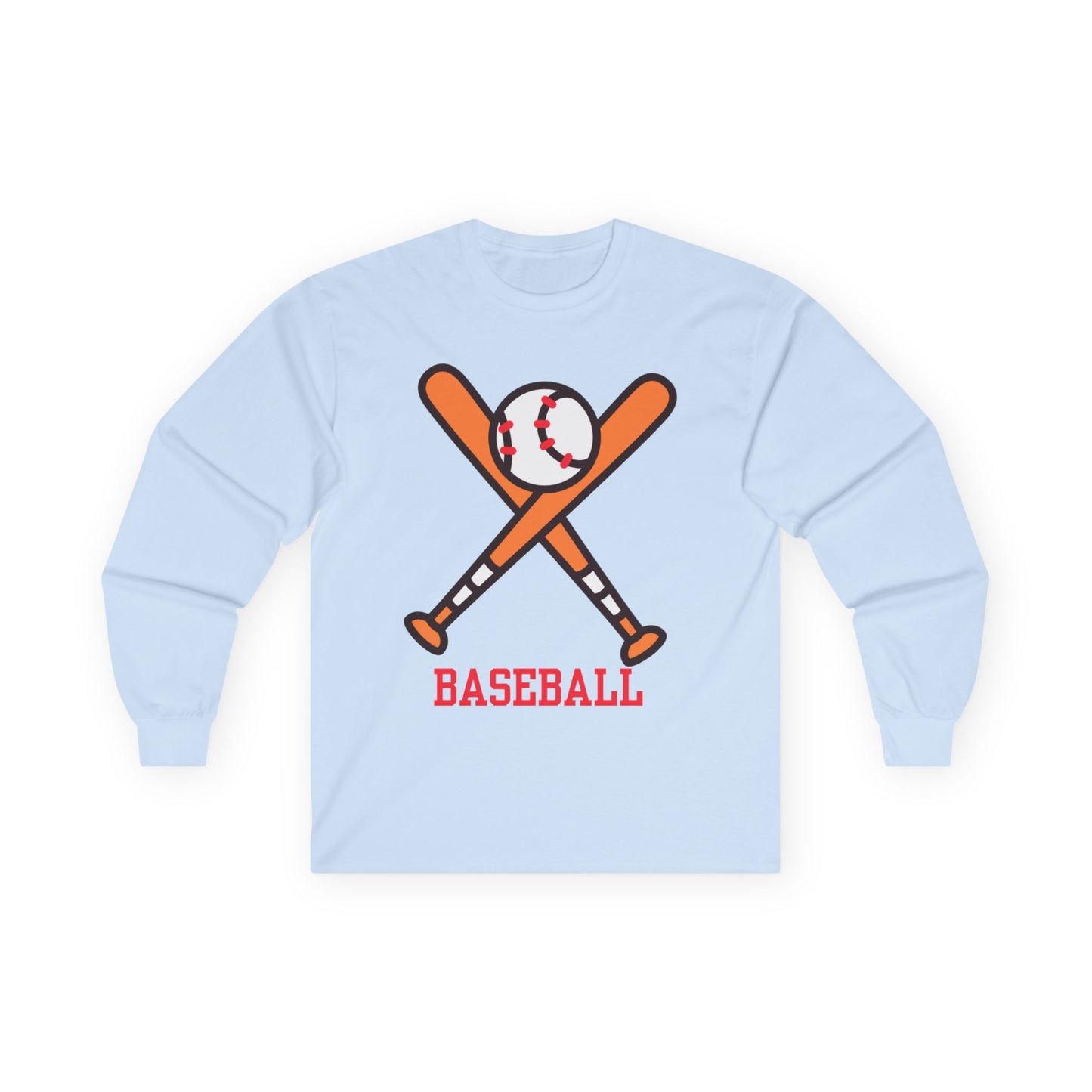 Baseball Theme Long Sleeve Tee