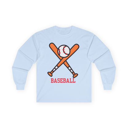 Baseball Theme Long Sleeve Tee