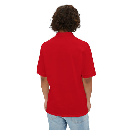 Patriotic men’s polo shirt with USA flag design. Cotton piqué short sleeve collared shirt, S–3XL. Perfect for 4th of July, BBQs, Father’s Day gifts.