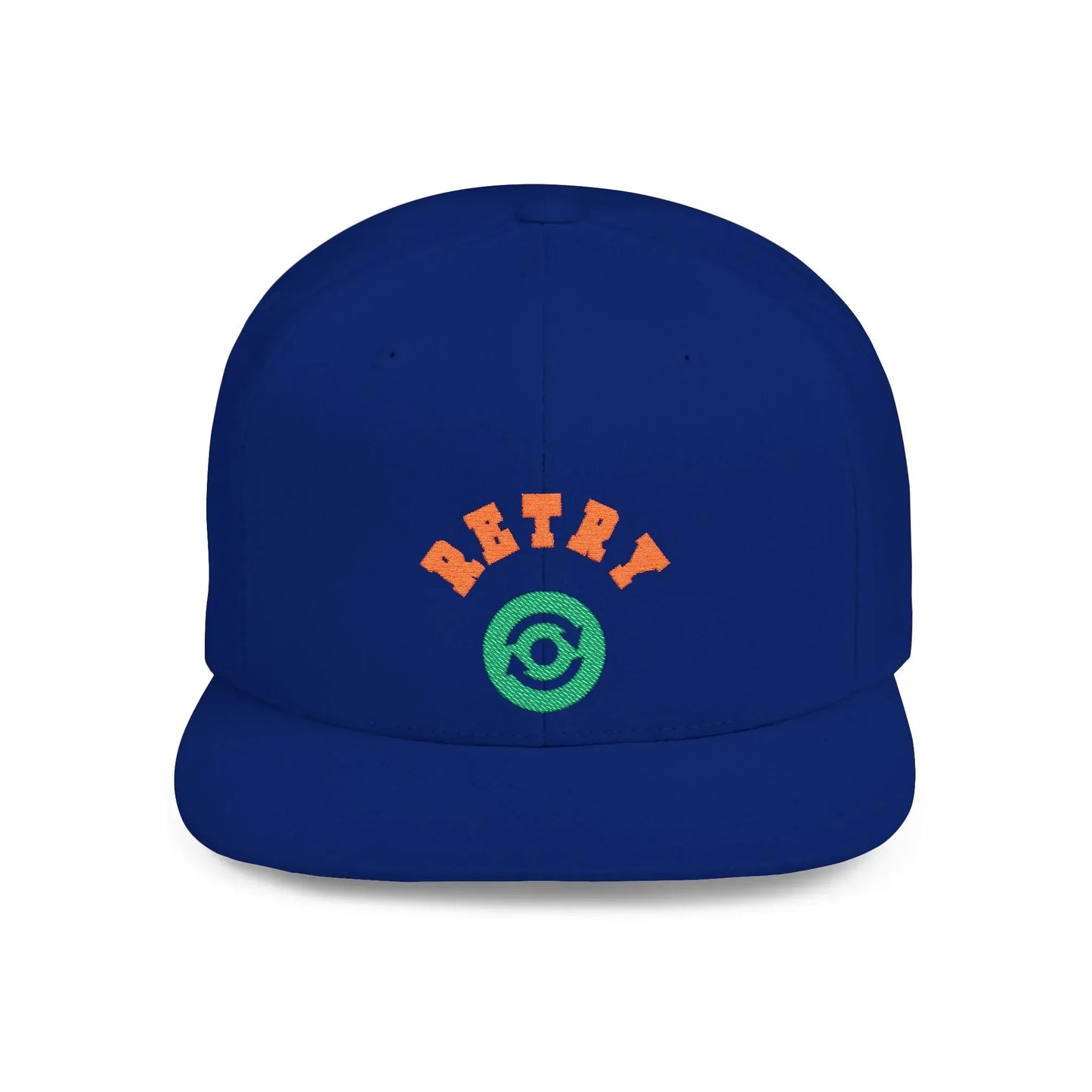 Retry Vintage Flat Bill Snapback Cap – Adjustable streetwear hat for men & women. Ideal gift for casual fashion, festivals, and urban style. - RizQ Life 