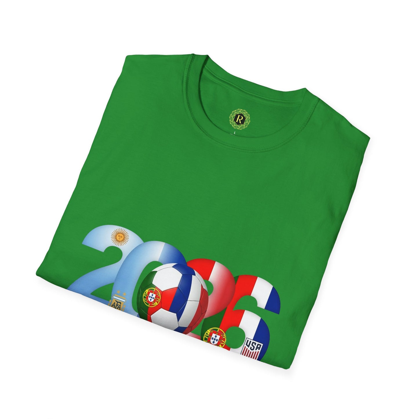 2026 Soccer Unisex Shirt | POR ARG FRA USA Football Tee