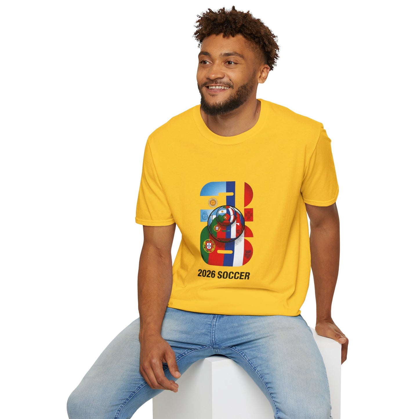 2026 Soccer World Flags T-Shirt | Football Tournament Graphic Tee