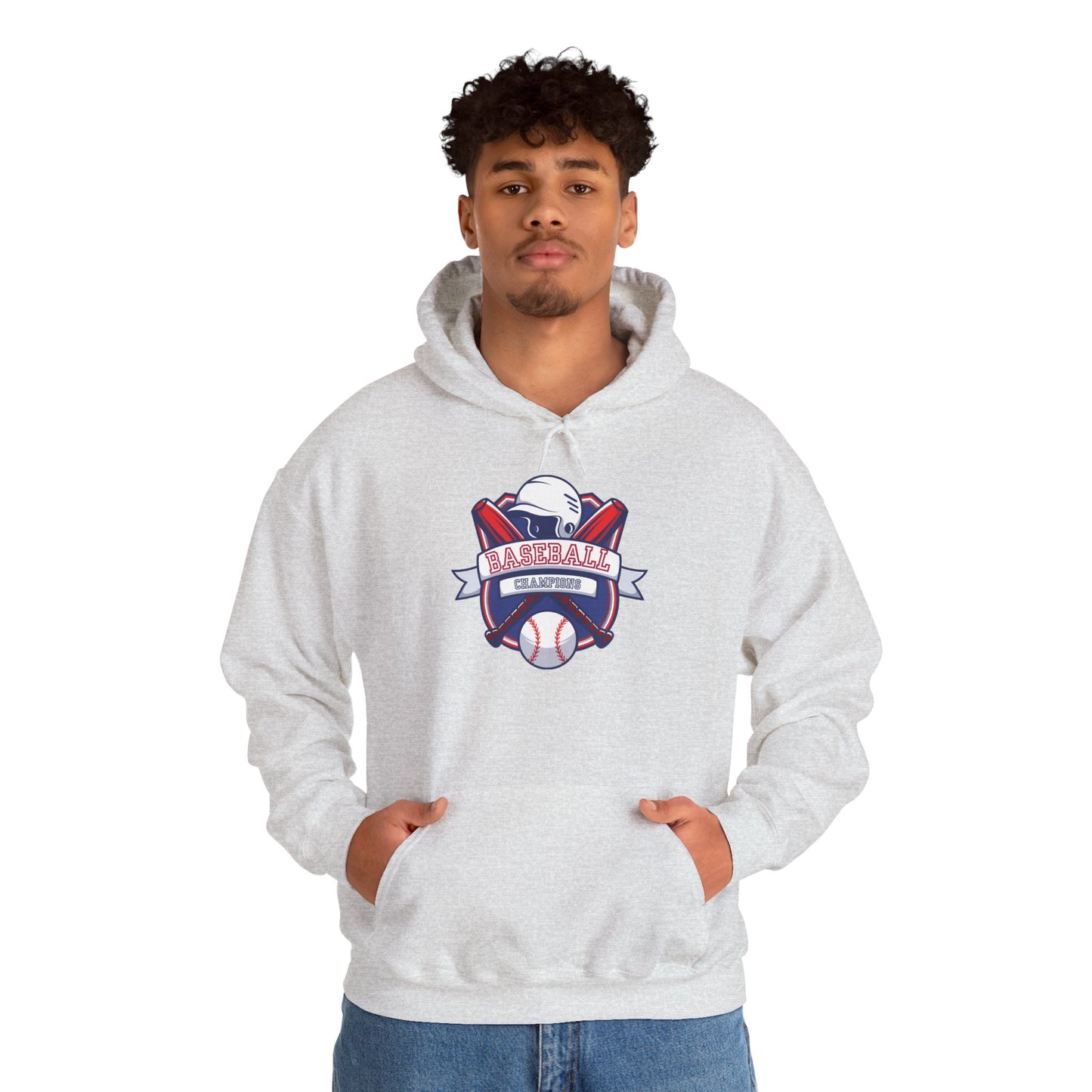 Sweat à capuche Champion de baseball - Mélange épais pour plus de confort et de style