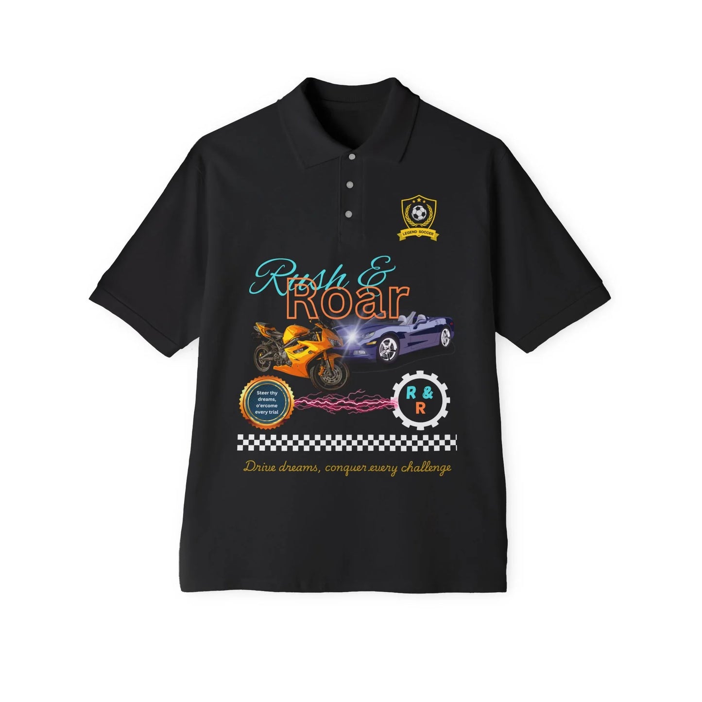 Graphic Men's Polo Shirt - RizQ Life 