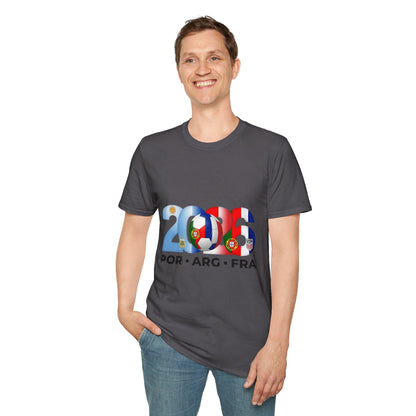 2026 Soccer Unisex Shirt | POR ARG FRA USA Football Tee