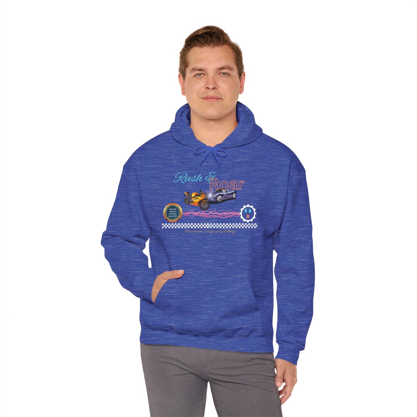 Vintage Car Hoodie - Cool and Cozy Unisex Sweatshirt for Road Trips