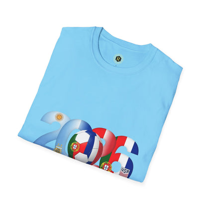 2026 Soccer Unisex Shirt | POR ARG FRA USA Football Tee