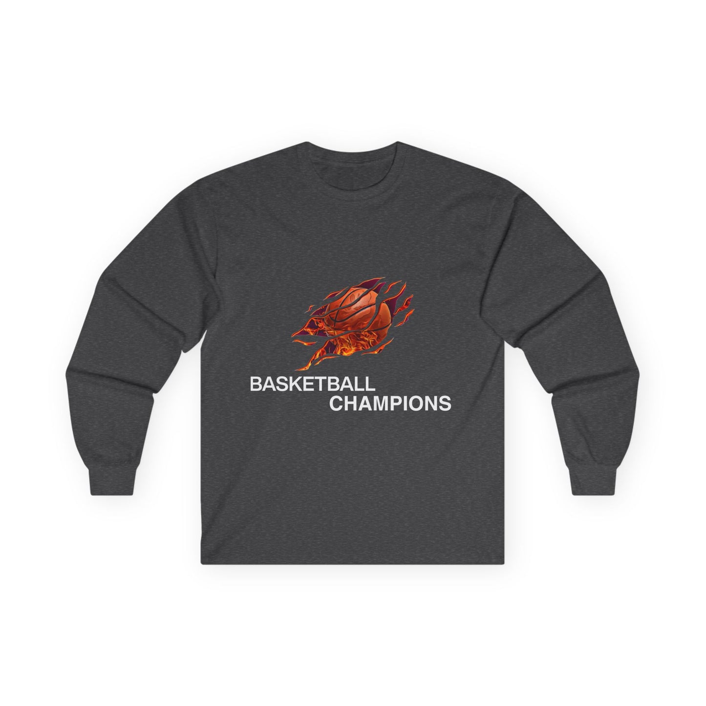 Basketball Champions Long Sleeve Tee - Unisex Cotton Shirt