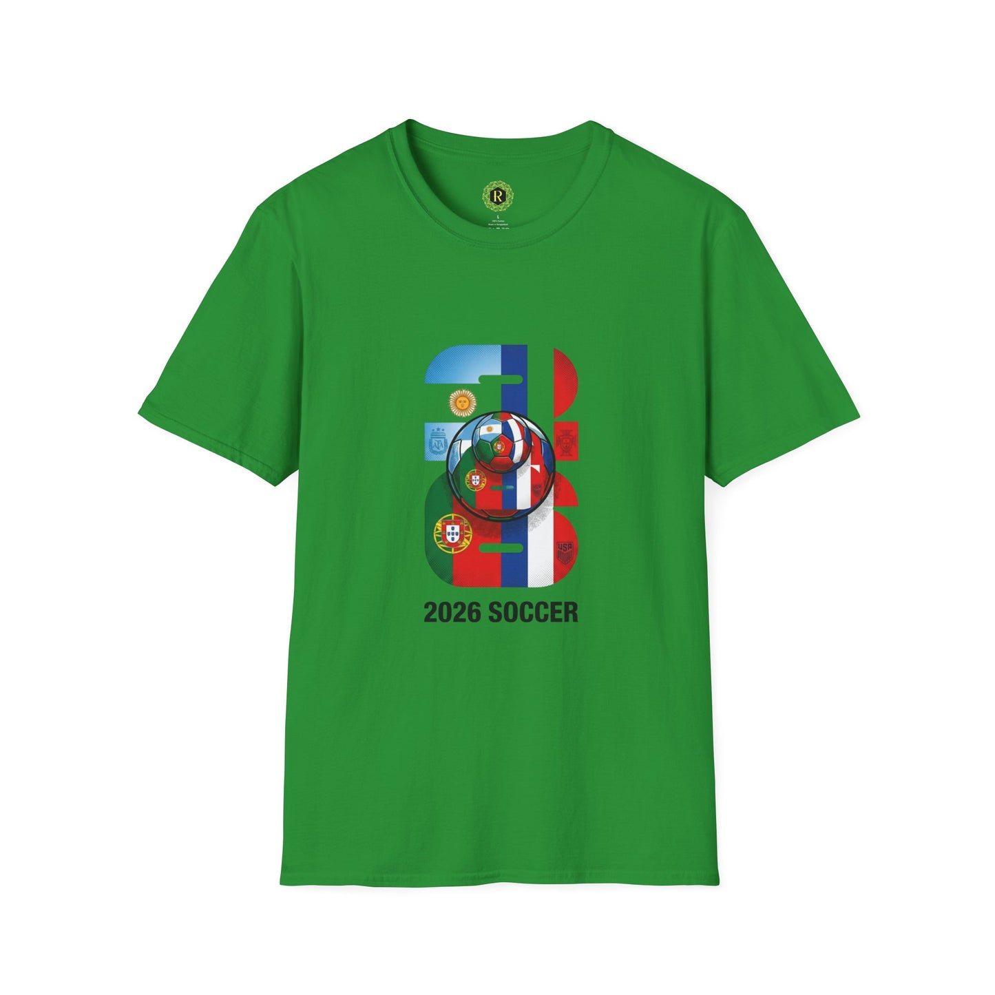 2026 Soccer World Flags T-Shirt | Football Tournament Graphic Tee
