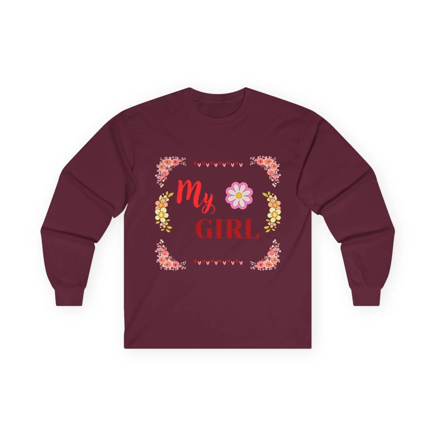 Floral Long Sleeve Tee - Warm and Cozy Moments Design - RizQ Life 