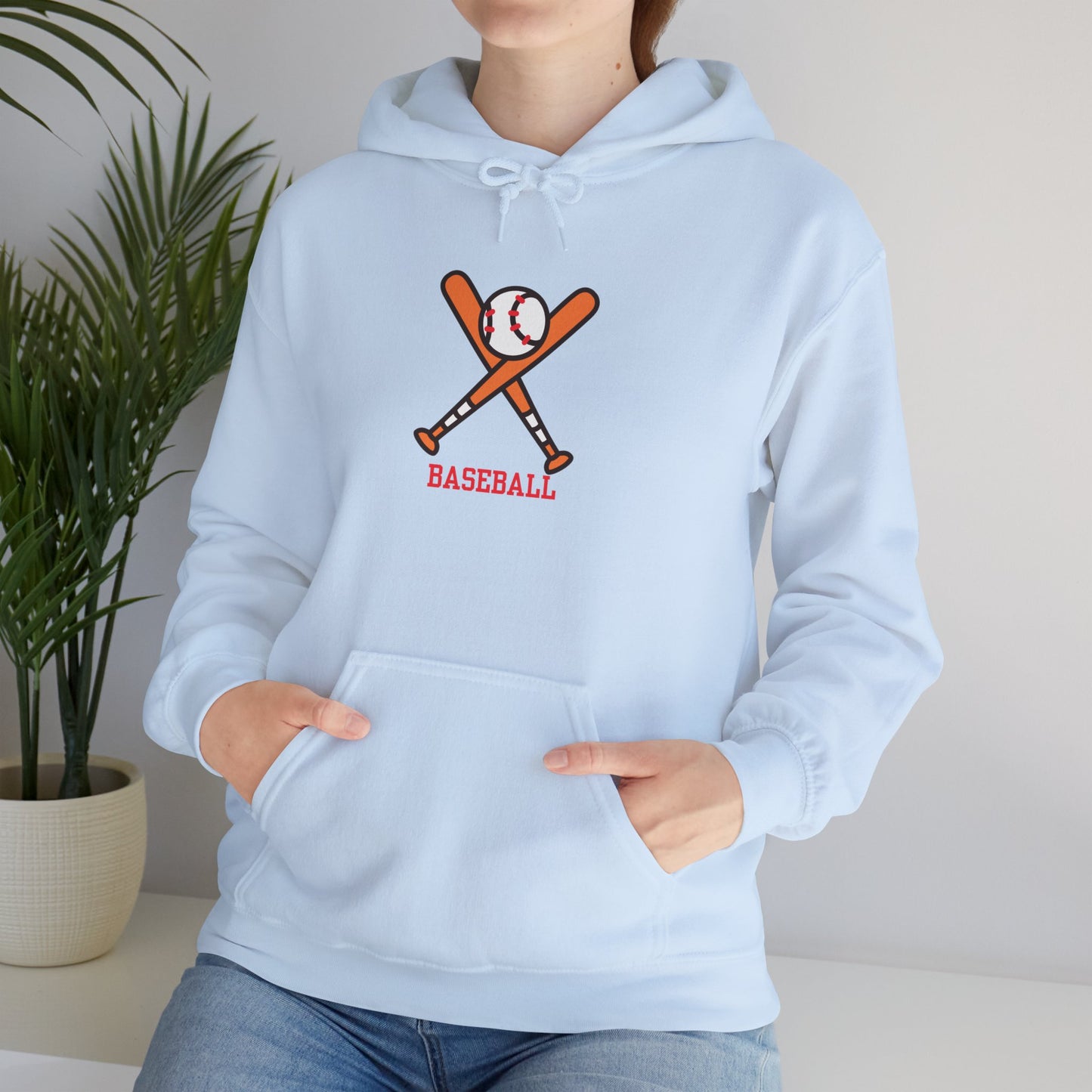 Women's Baseball Hoodie - Cozy Sports Sweatshirt for Baseball Lovers