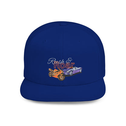 Rush & Rore Vintage Game Snapback Cap — Flat Bill Car Lover Hat