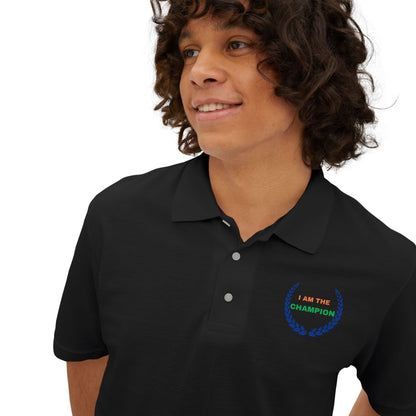 Comfortable Men's Piqué Polo Shirt with Elegant Design