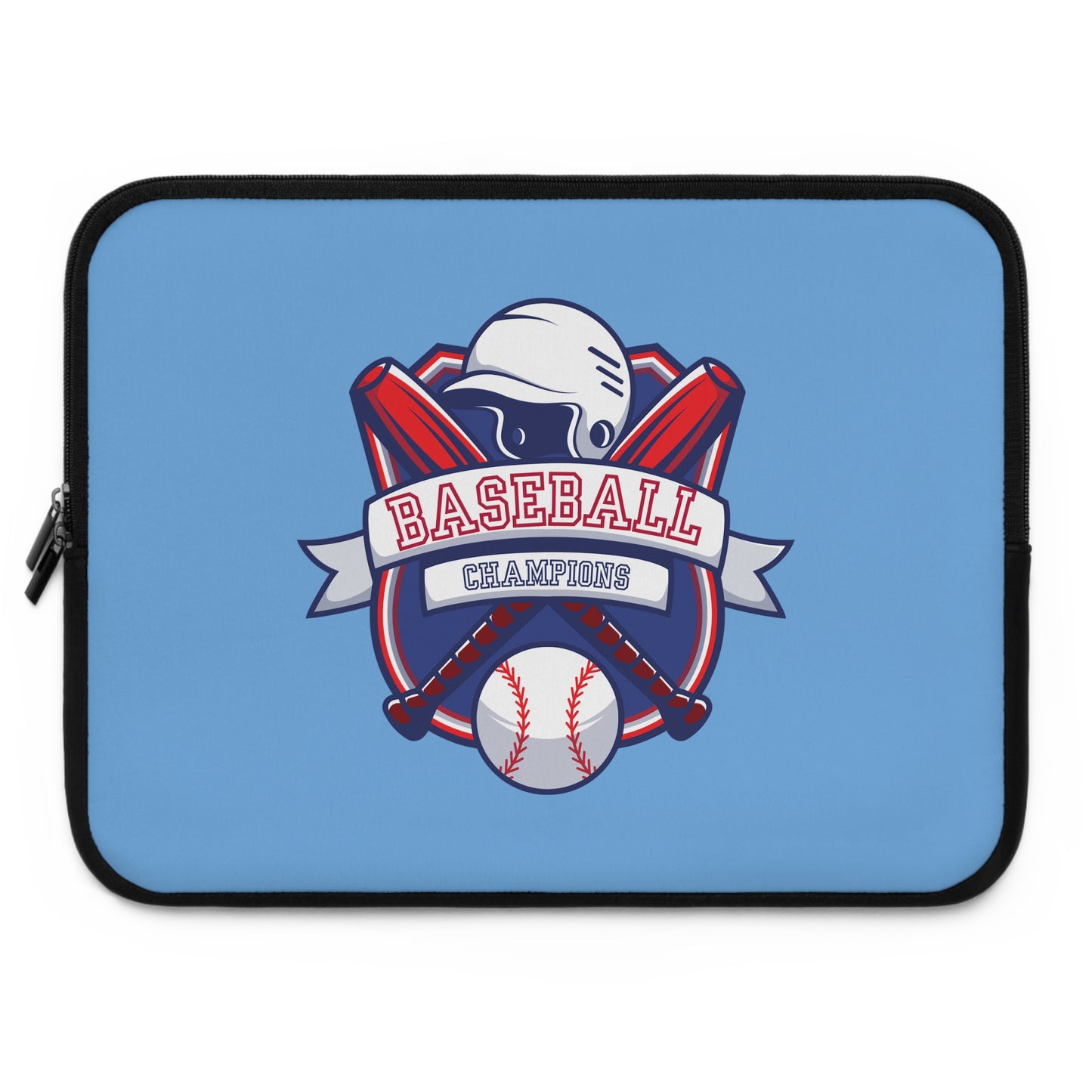 Baseball Champion Laptop Sleeve | Sports Tech Accessory | Gift for Baseball Fans, Student, Athletes, Sports Enthusiasts, Back to School
