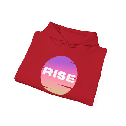Women's Rise Graphic Hoodie - Cozy & Inspirational Sweatshirt