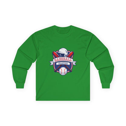Baseball Enthusiast Long Sleeve Tee - Unisex Ultra Cotton
