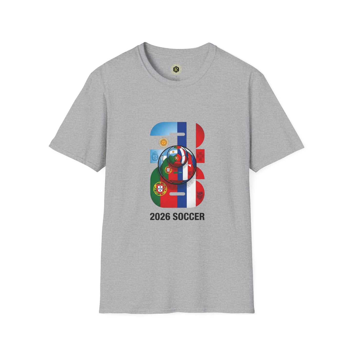 2026 Soccer World Flags T-Shirt | Football Tournament Graphic Tee