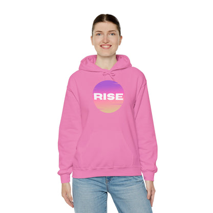 Women's Rise Graphic Hoodie - Cozy & Inspirational Sweatshirt