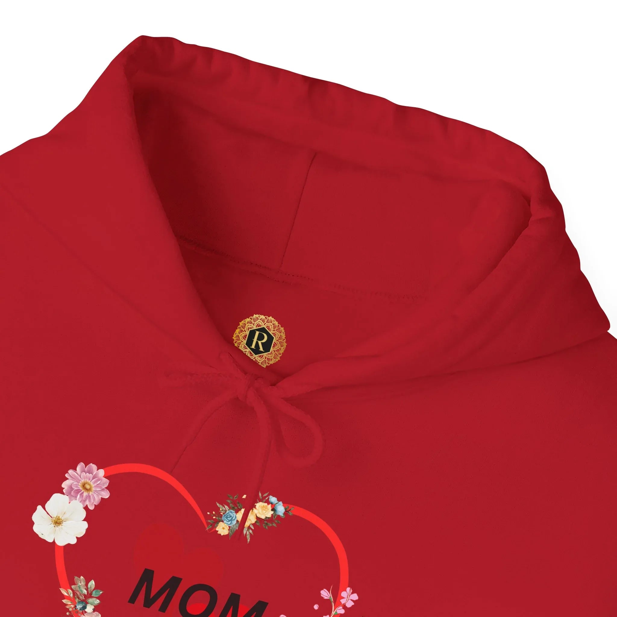 Mom Love Hoodie - Floral Heart Design - Perfect Gift for Mother's Day - RizQ Life 