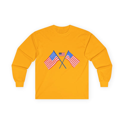 Women's Patriotic Long Sleeve Tee