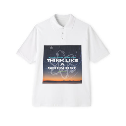 Men’s cotton piqué polo shirt. Short sleeve golf & business casual collared shirt, sizes S–3XL. Great gift for Father’s Day, work, or weekend wear.