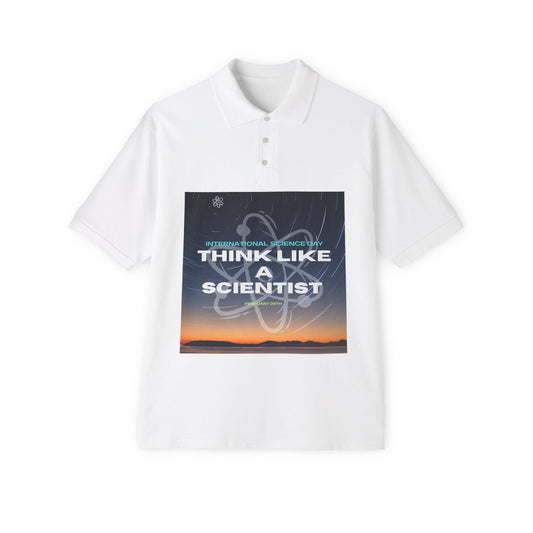 Men’s cotton piqué polo shirt. Short sleeve golf & business casual collared shirt, sizes S–3XL. Great gift for Father’s Day, work, or weekend wear.