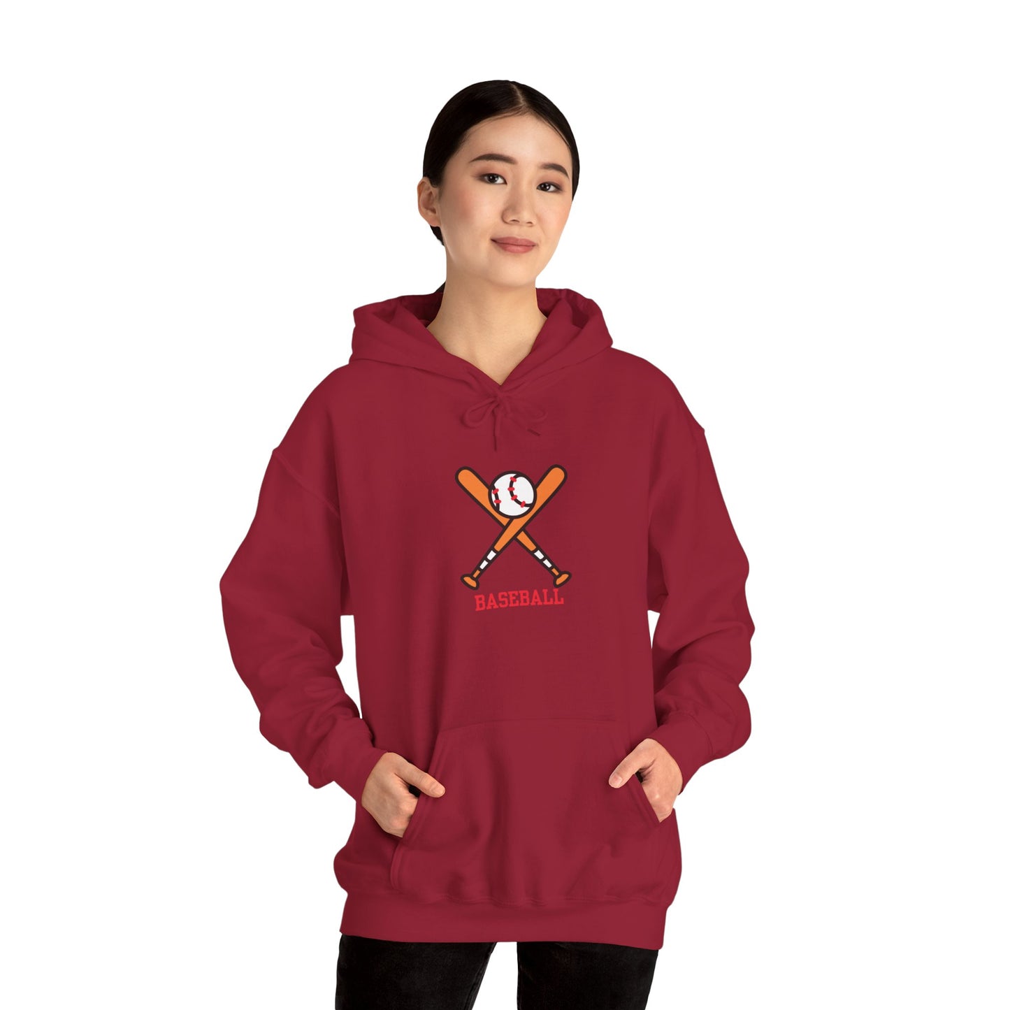 Women's Baseball Hoodie - Cozy Sports Sweatshirt for Baseball Lovers