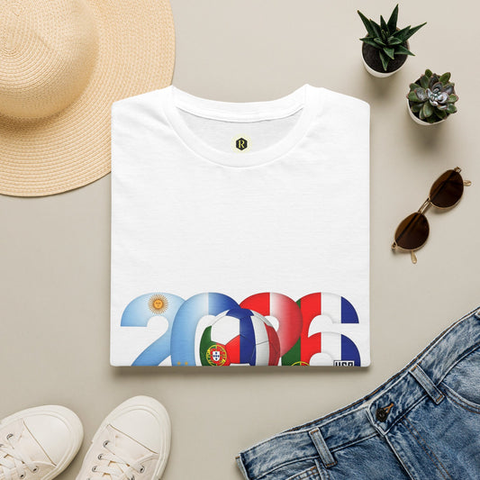 2026 Soccer Unisex Shirt | POR ARG FRA USA Football Tee