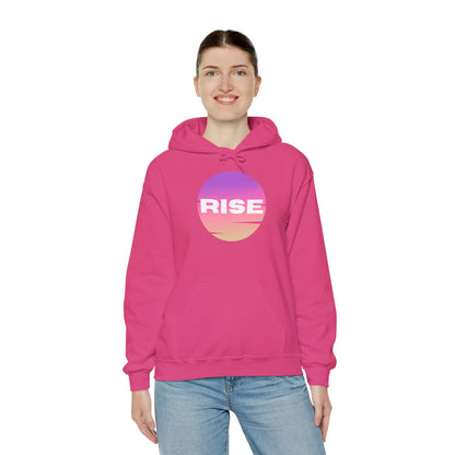 Women's Rise Graphic Hoodie - Cozy & Inspirational Sweatshirt