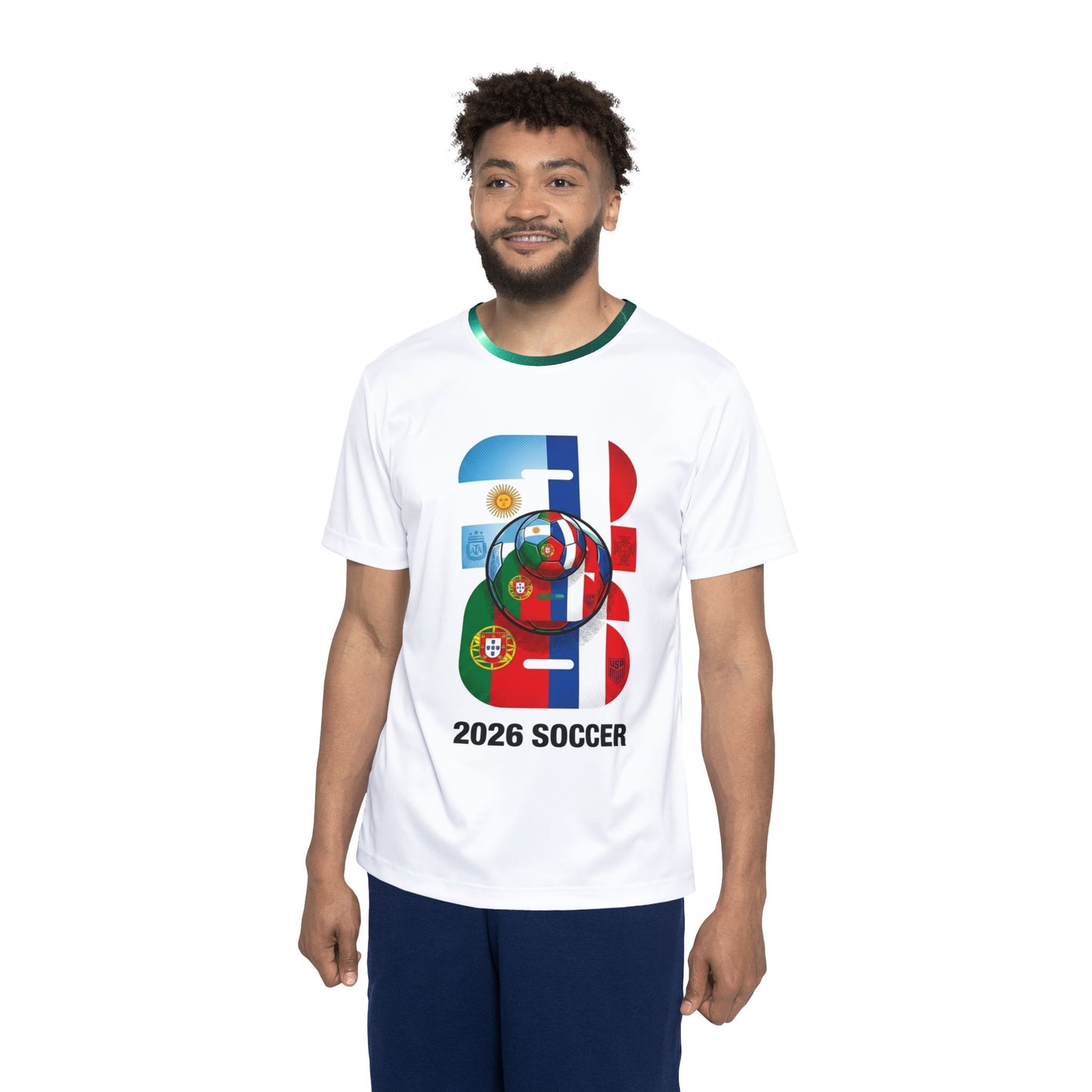 2026 Soccer Unisex T-Shirt | USA Portugal Argentina Football Tee Jersy