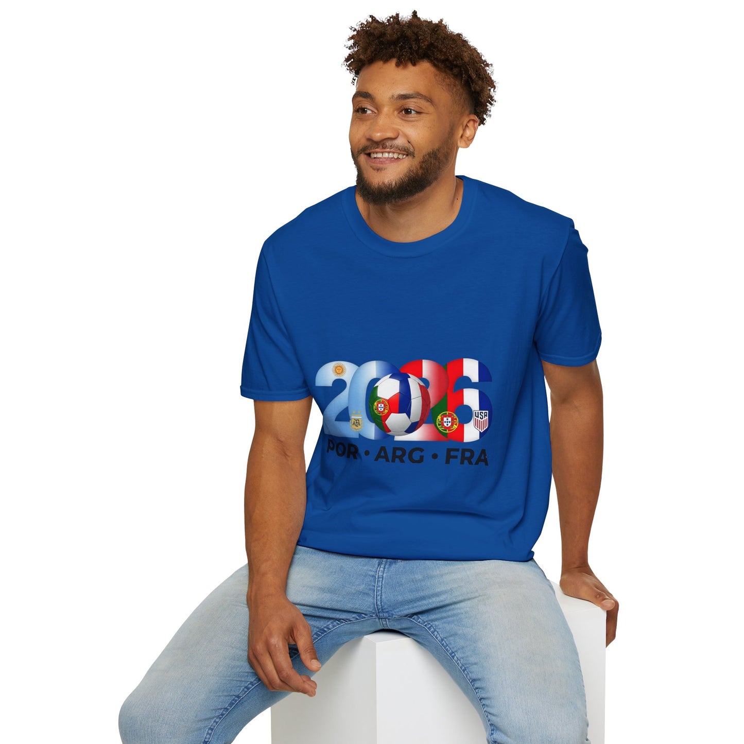 2026 Soccer Unisex Shirt | POR ARG FRA USA Football Tee