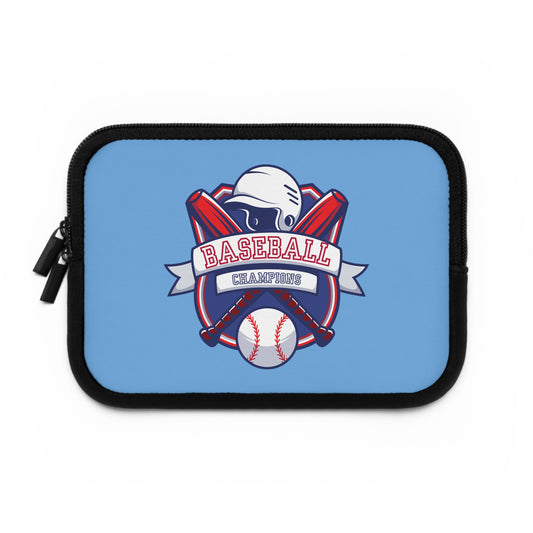 Baseball Champion Laptop Sleeve | Sports Tech Accessory | Gift for Baseball Fans, Student, Athletes, Sports Enthusiasts, Back to School