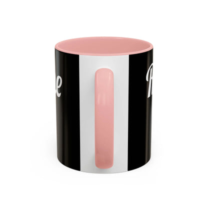 Rise & Shine Accent Coffee Mug - Motivational Black Mug for Morning Boost - RizQ Life 