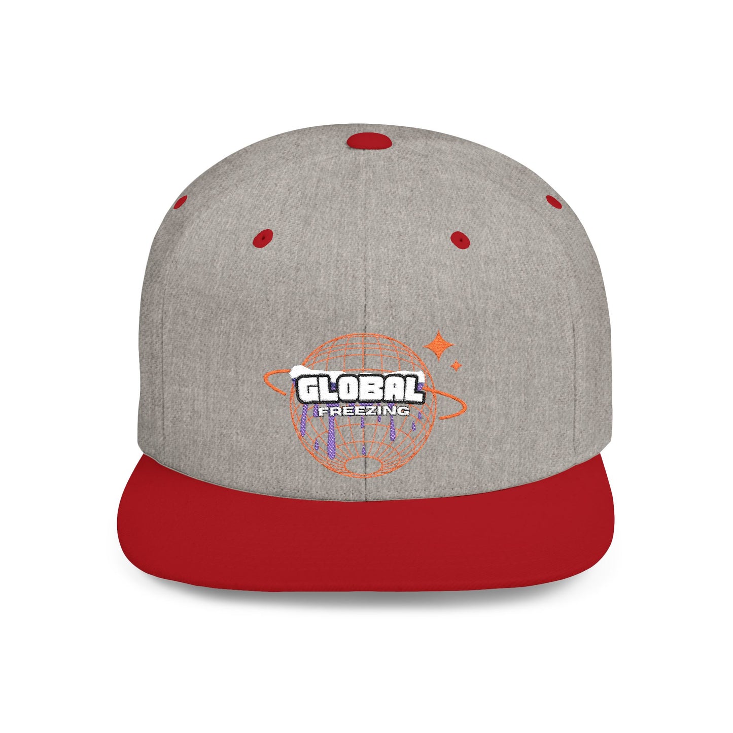 Casquette Snapback Global – casquette élégante à six panneaux ajustable pour hommes et femmes. Respirante, brodée et idéale comme cadeau ou pour un usage quotidien.