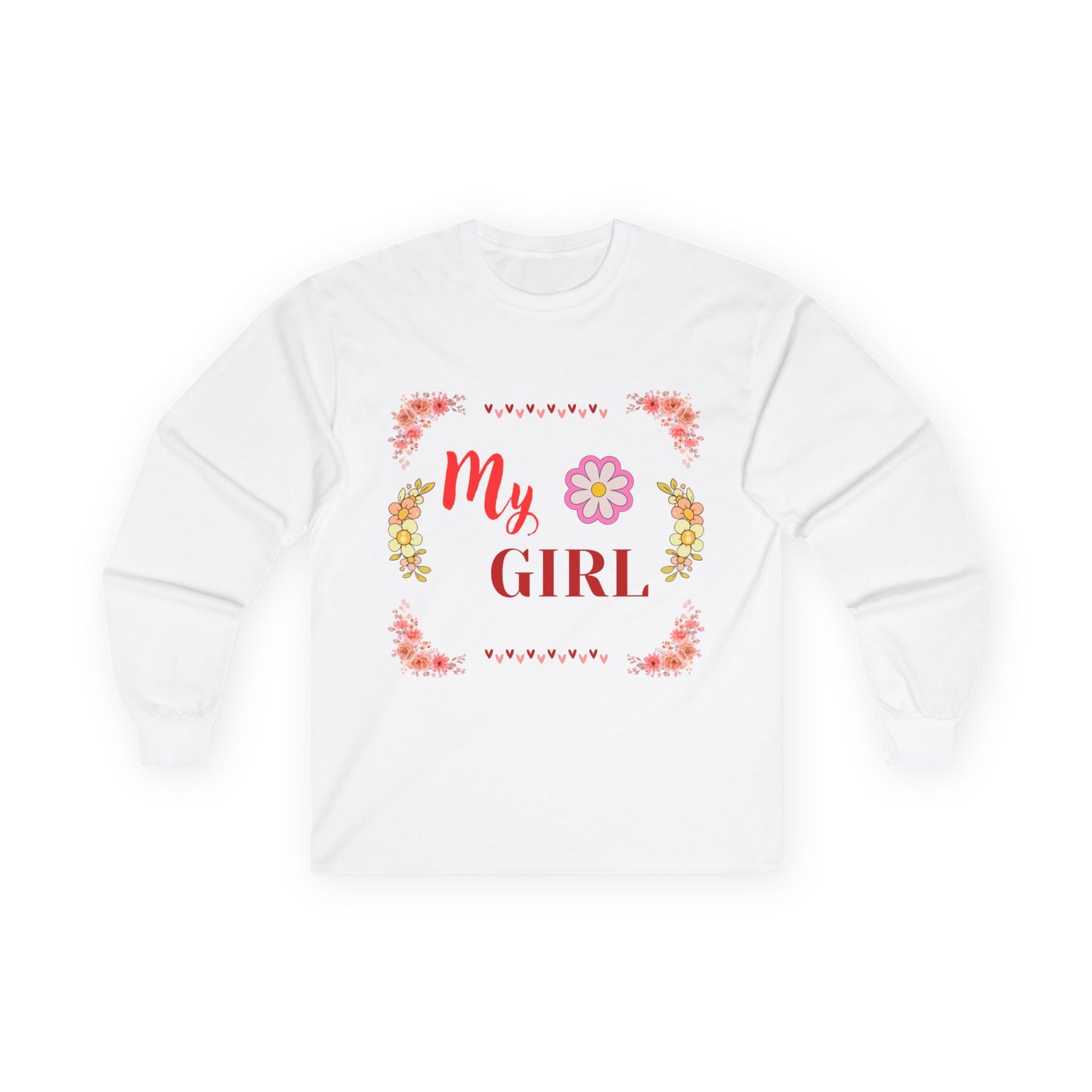 Floral Long Sleeve Tee - Warm and Cozy Moments Design
