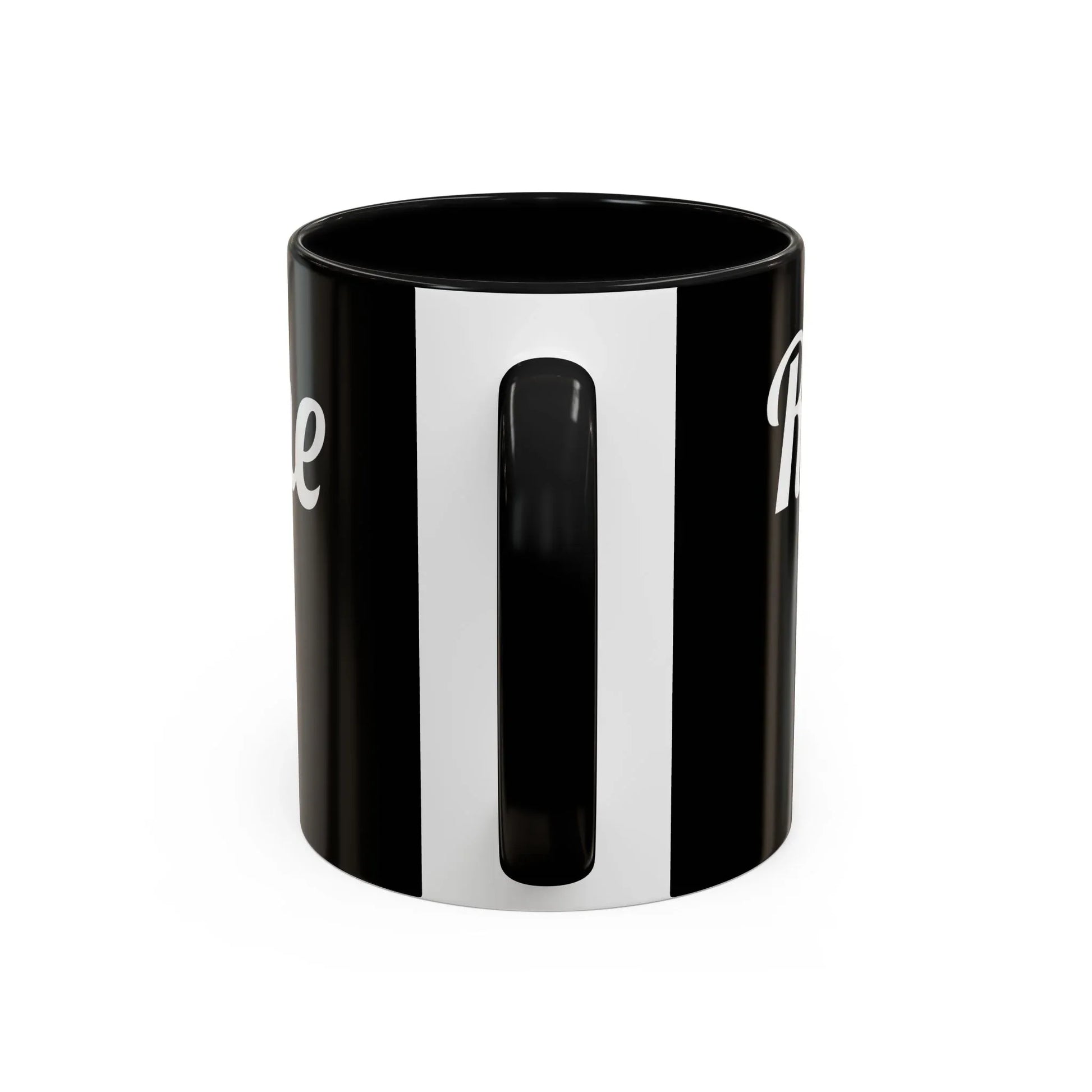 Rise & Shine Accent Coffee Mug - Motivational Black Mug for Morning Boost - RizQ Life 