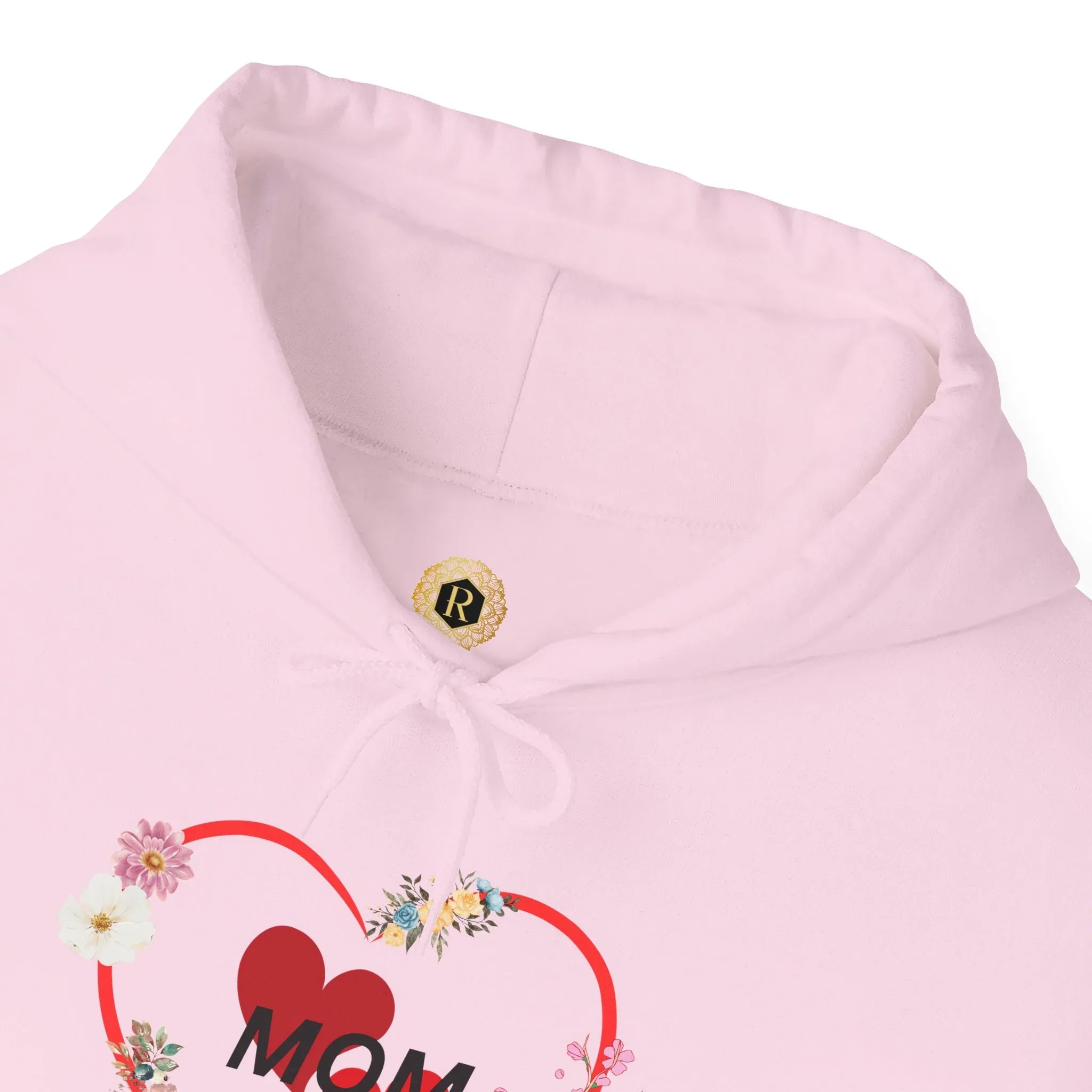 Mom Love Hoodie - Floral Heart Design - Perfect Gift for Mother's Day - RizQ Life 