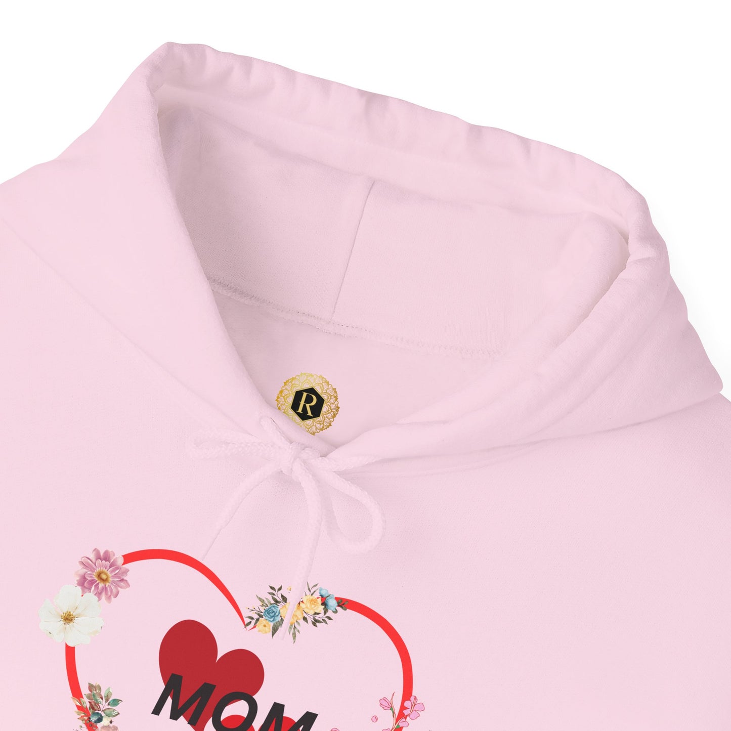 Mom Love Hoodie - Floral Heart Design - Perfect Gift for Mother's Day