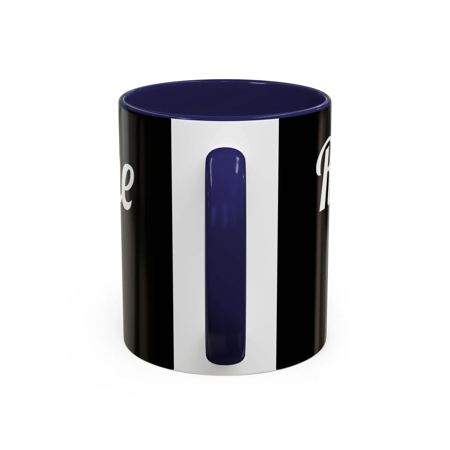 Rise & Shine Accent Coffee Mug - Motivational Black Mug for Morning Boost - RizQ Life 