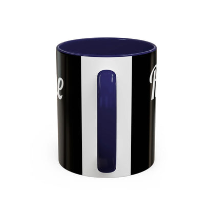 Rise & Shine Accent Coffee Mug - Motivational Black Mug for Morning Boost - RizQ Life 