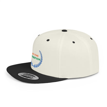 Shop the Champion Snapback Cap – stylish adjustable flat bill hat for adults. Perfect for streetwear, outdoor events, and gifts. Durable and comfy!