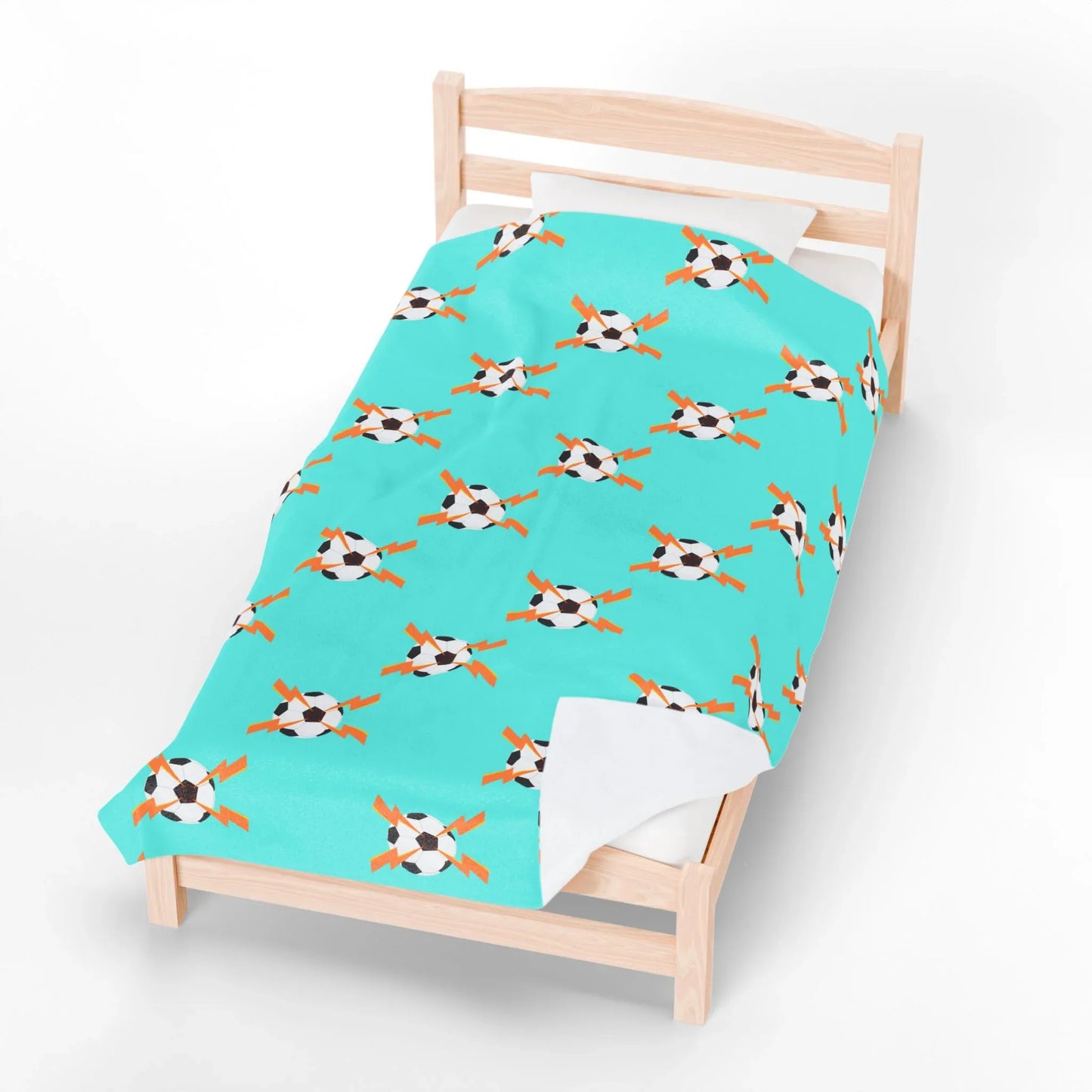 Cozy Soccer Plush Blanket – Soft Throw for Kids, Pets & Sports Fans - RizQ Life 