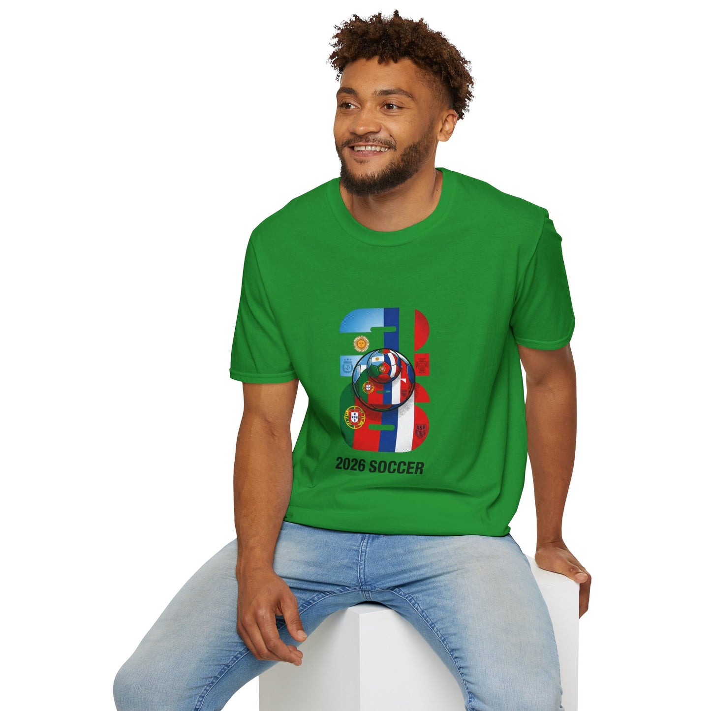 2026 Soccer World Flags T-Shirt | Football Tournament Graphic Tee