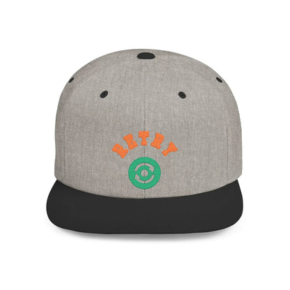 Retry Vintage Flat Bill Snapback Cap – Adjustable streetwear hat for men & women. Ideal gift for casual fashion, festivals, and urban style. - RizQ Life 